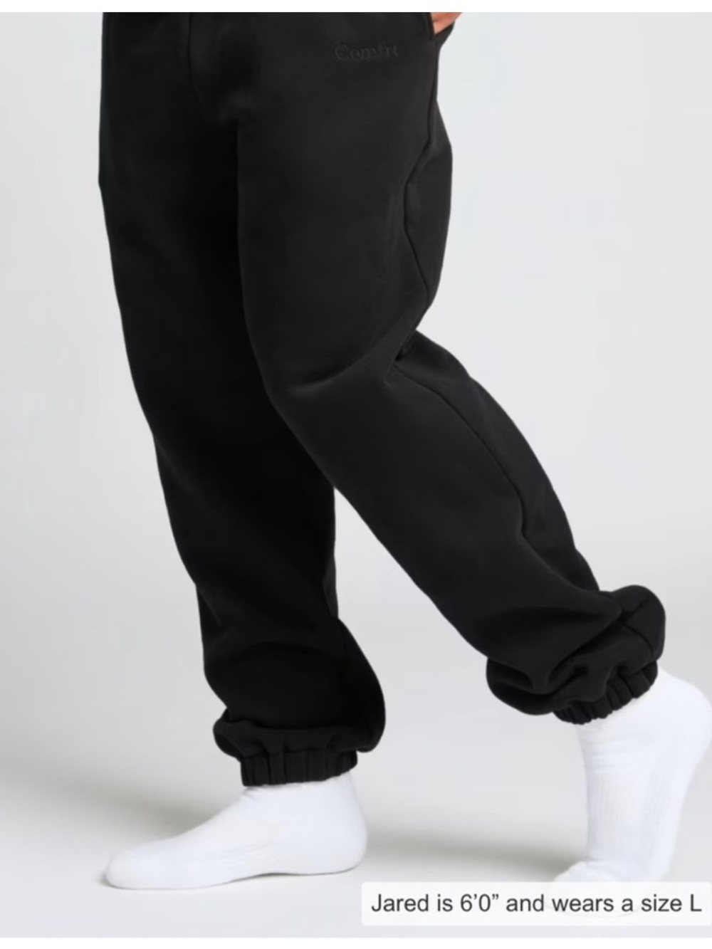 Casual Black Jogger Pants - Classic Fit
